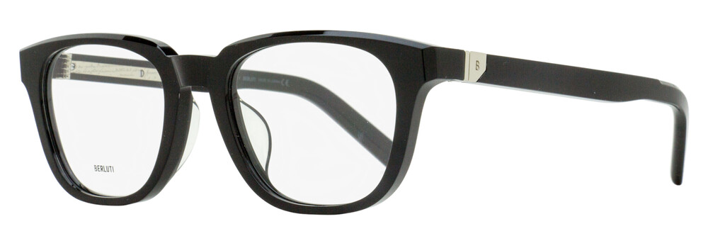 Berluti Classic Rectangular Eyeglasses BL50019U 001 Black 52mm